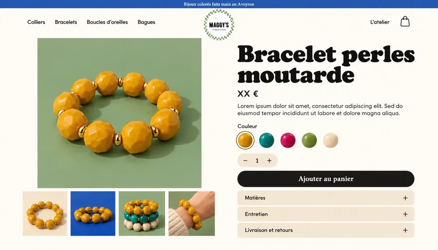Proposition D, fiche produit